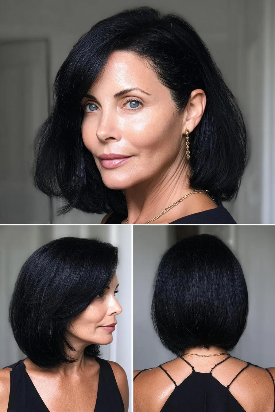 Soft Jet Black Bob