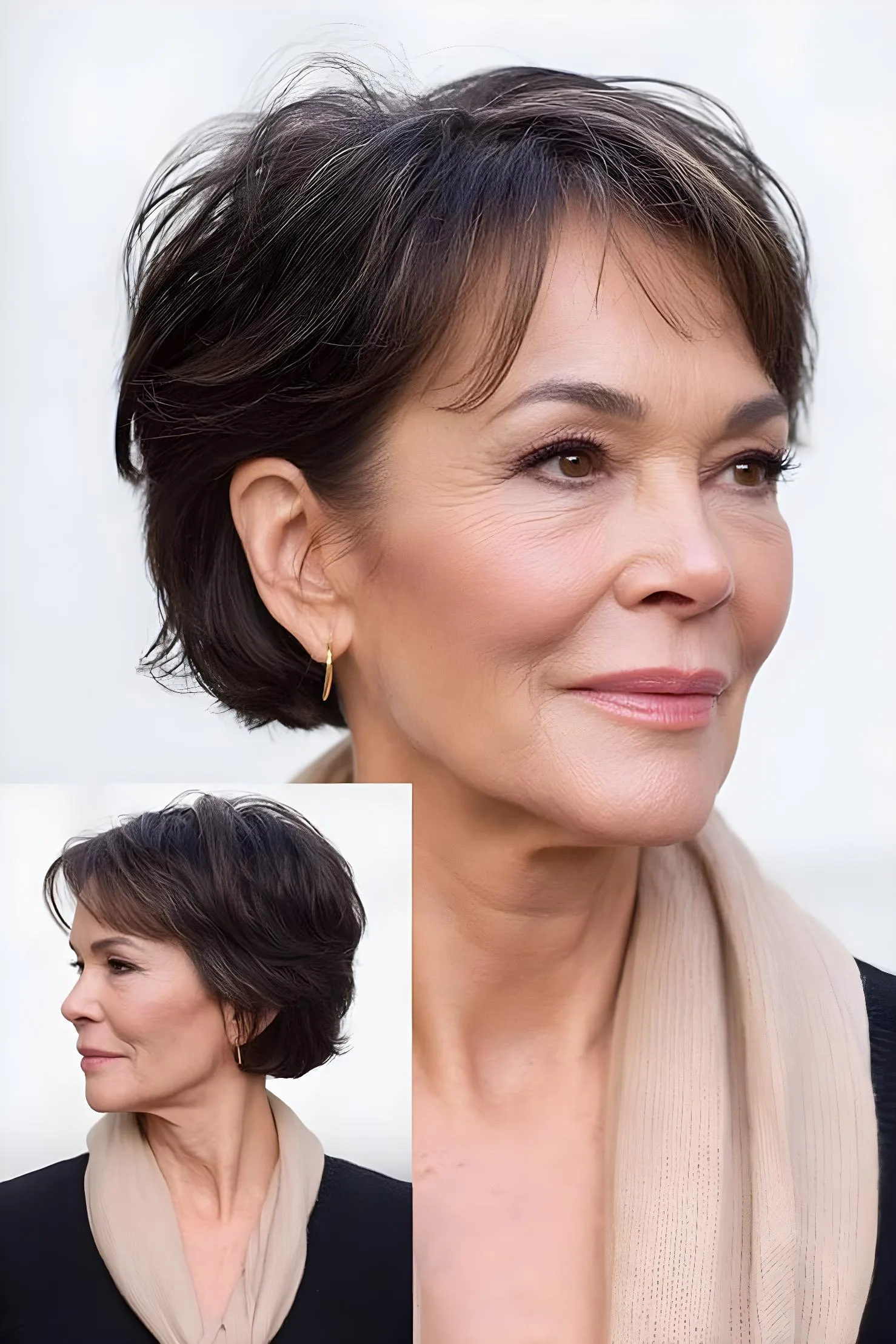 Soft layered bob elegance