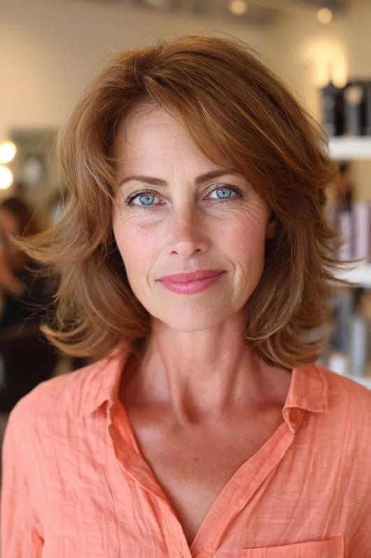 Soft Layered Shattered Bob with Subtle Movement