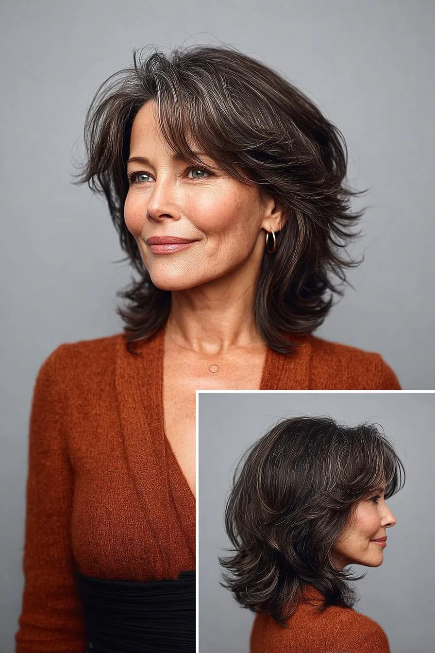 Soft Layered Shoulder Length