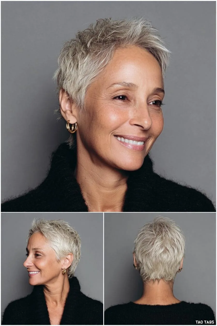 Soft Silvery Pixie Glow