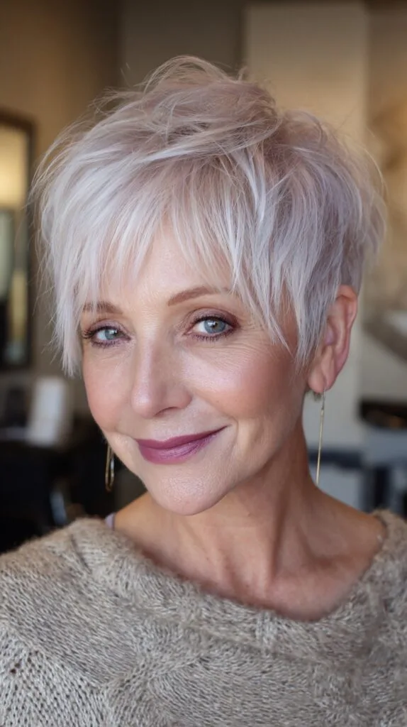 Soft Textured Pixie Shag with Feathered Layers