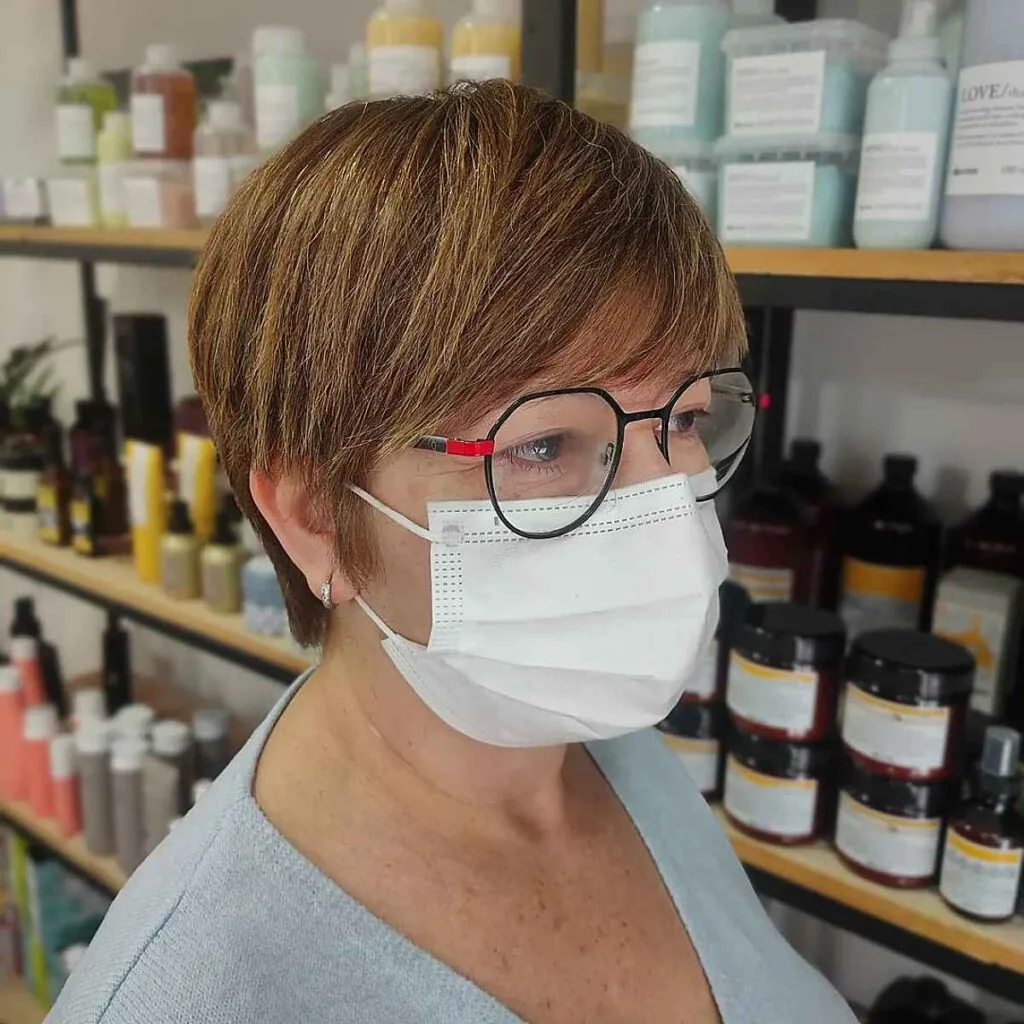 Straight Pixie with Brow-Length Bangs