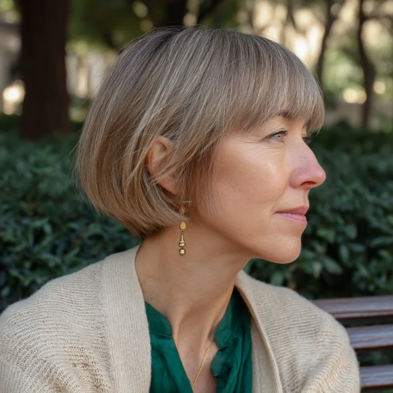 Stylish Short Bob with Subtle Layers