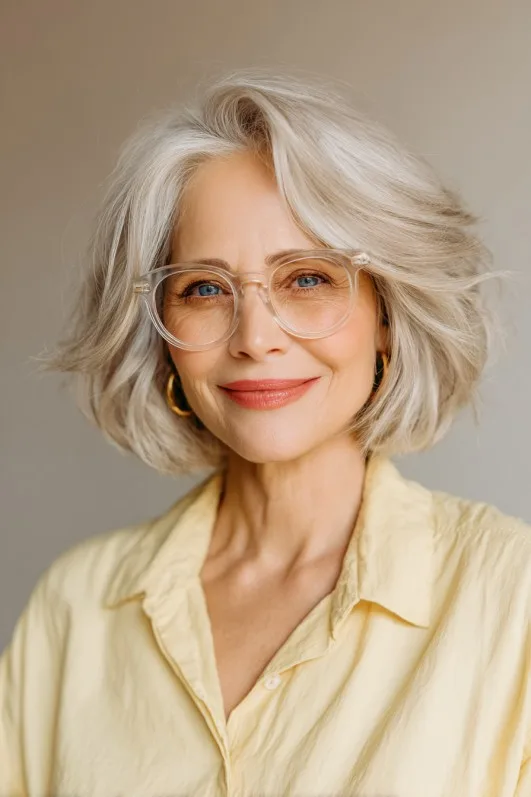 Stylish Soft Shattered Bob with Wispy Layers
