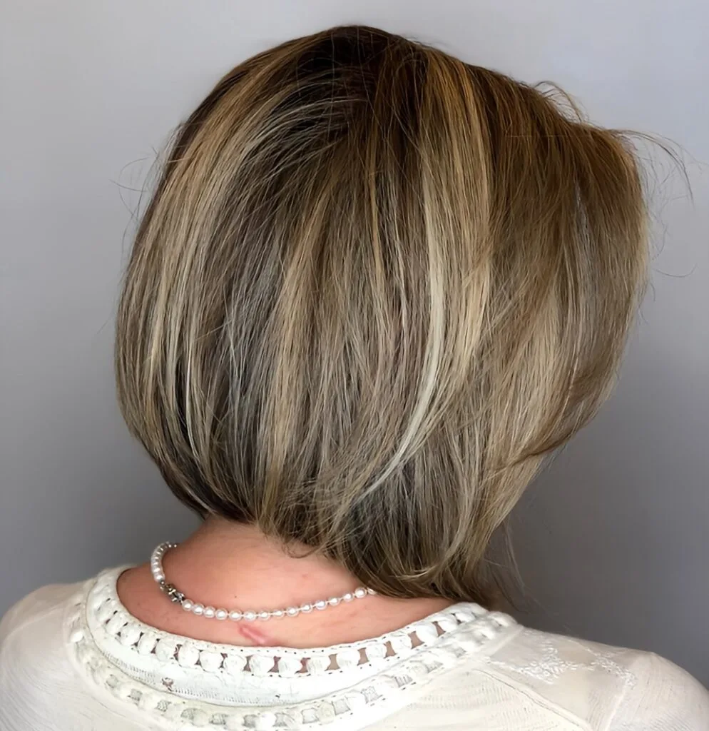 Stylish Textured Bob with Subtle Balayage