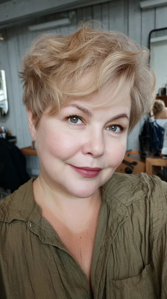 Stylish Textured Short Cut with Soft Layers