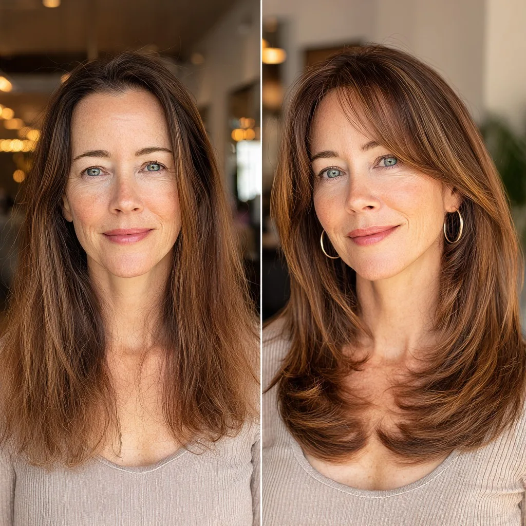 Subtle Caramel Tone with Feathered Ends