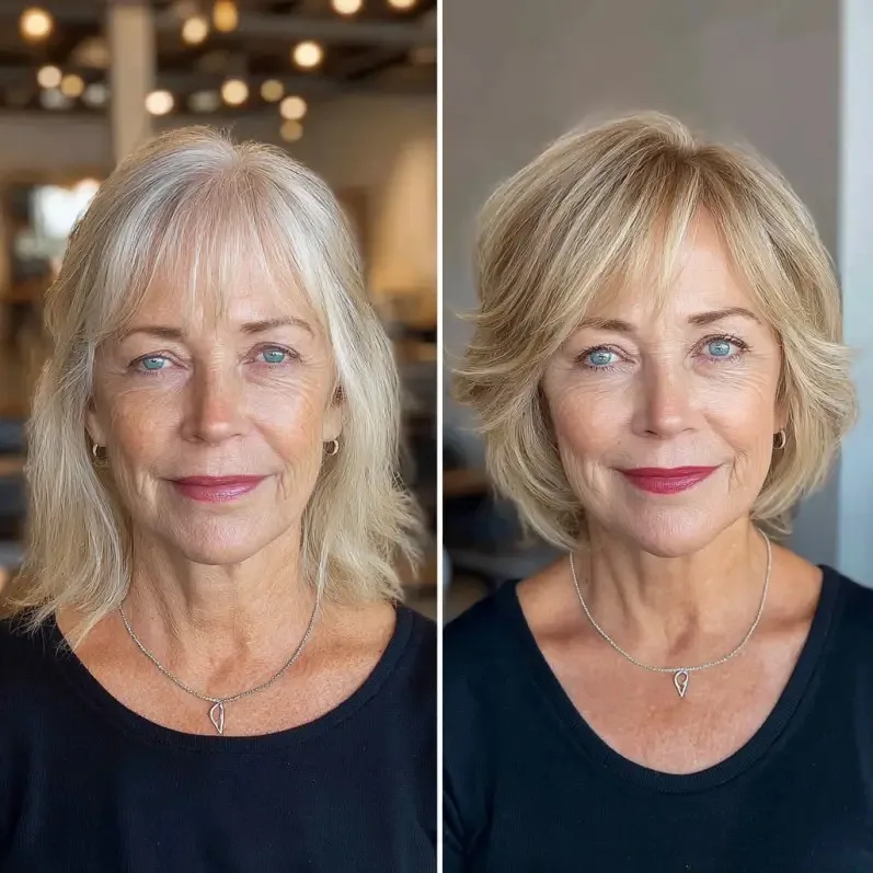 Textured Blonde Shag with Soft Layers