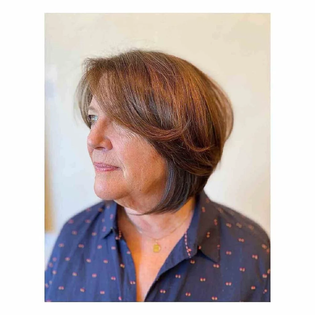 Textured Bob Cut with Fringe