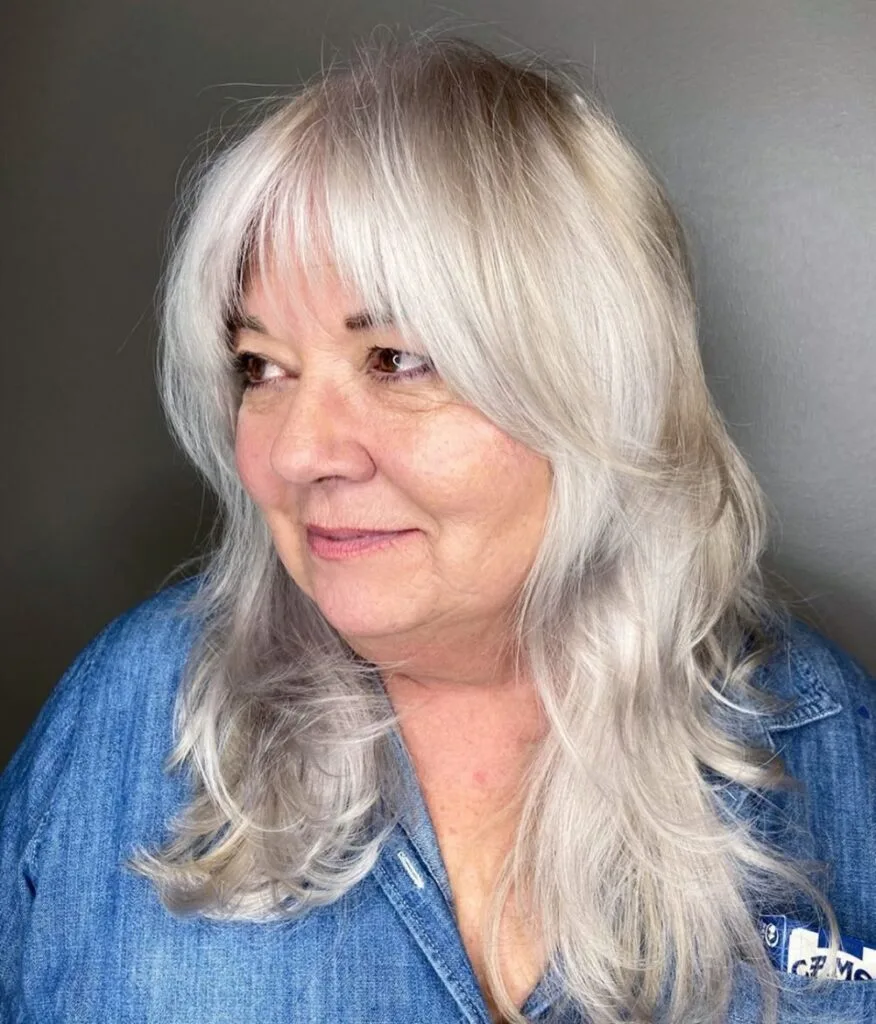 Textured Long Shag with Soft Face-Framing Layers