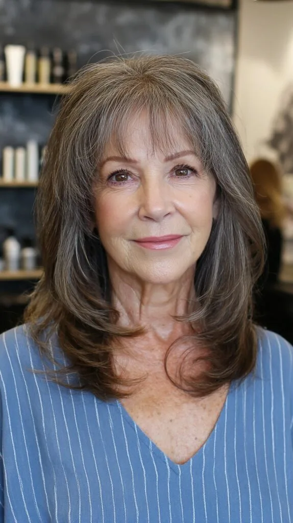Textured Medium-Length Cut with Soft Face-Framing Layers