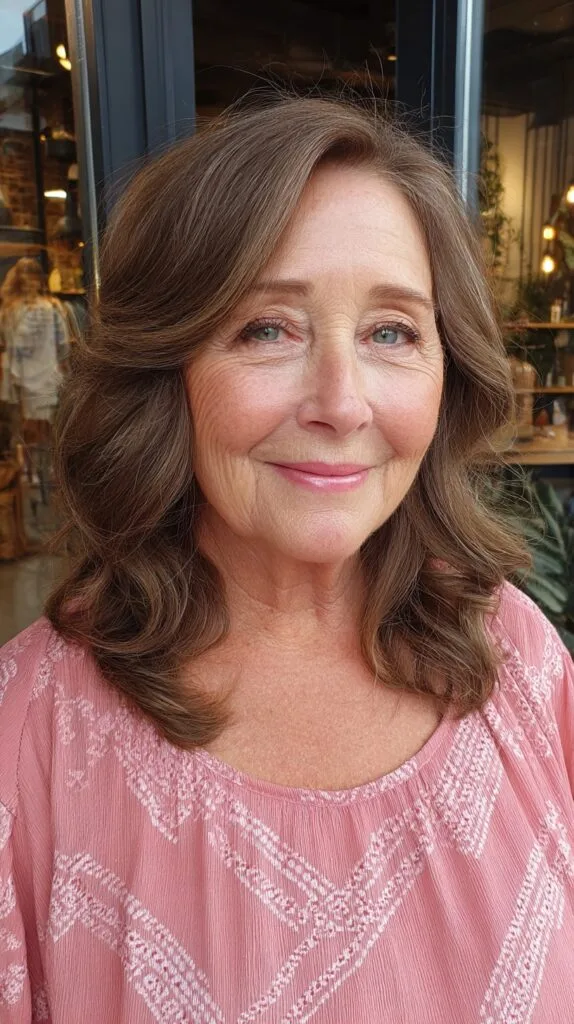Textured Medium-Length Cut with Soft Waves