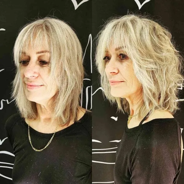Textured Mid-Length Shag with Subtle Highlights