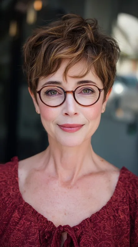 Textured Pixie Cut with Soft Volume