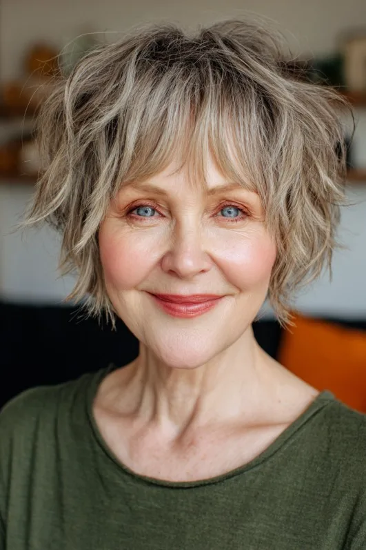 Textured Shattered Bob with Effortless Volume