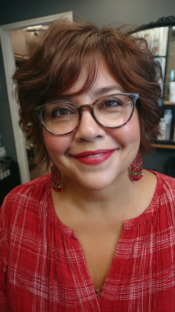 Textured Short Cut with Feathered Layers