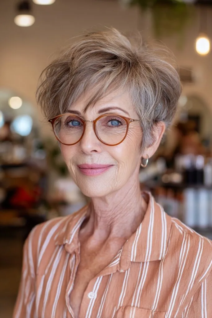 Textured Short Cut with Gentle Volume