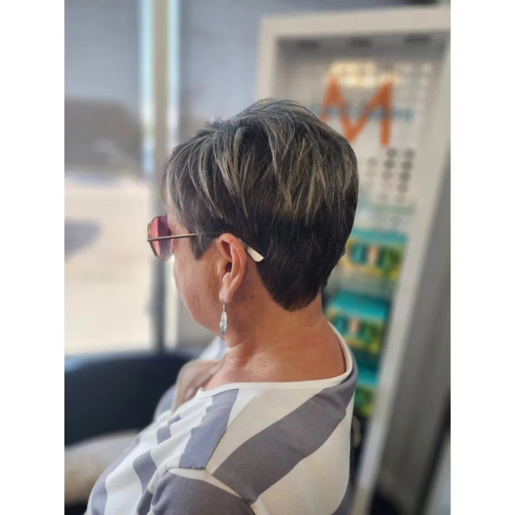 Textured Short Pixie with Subtle Highlights