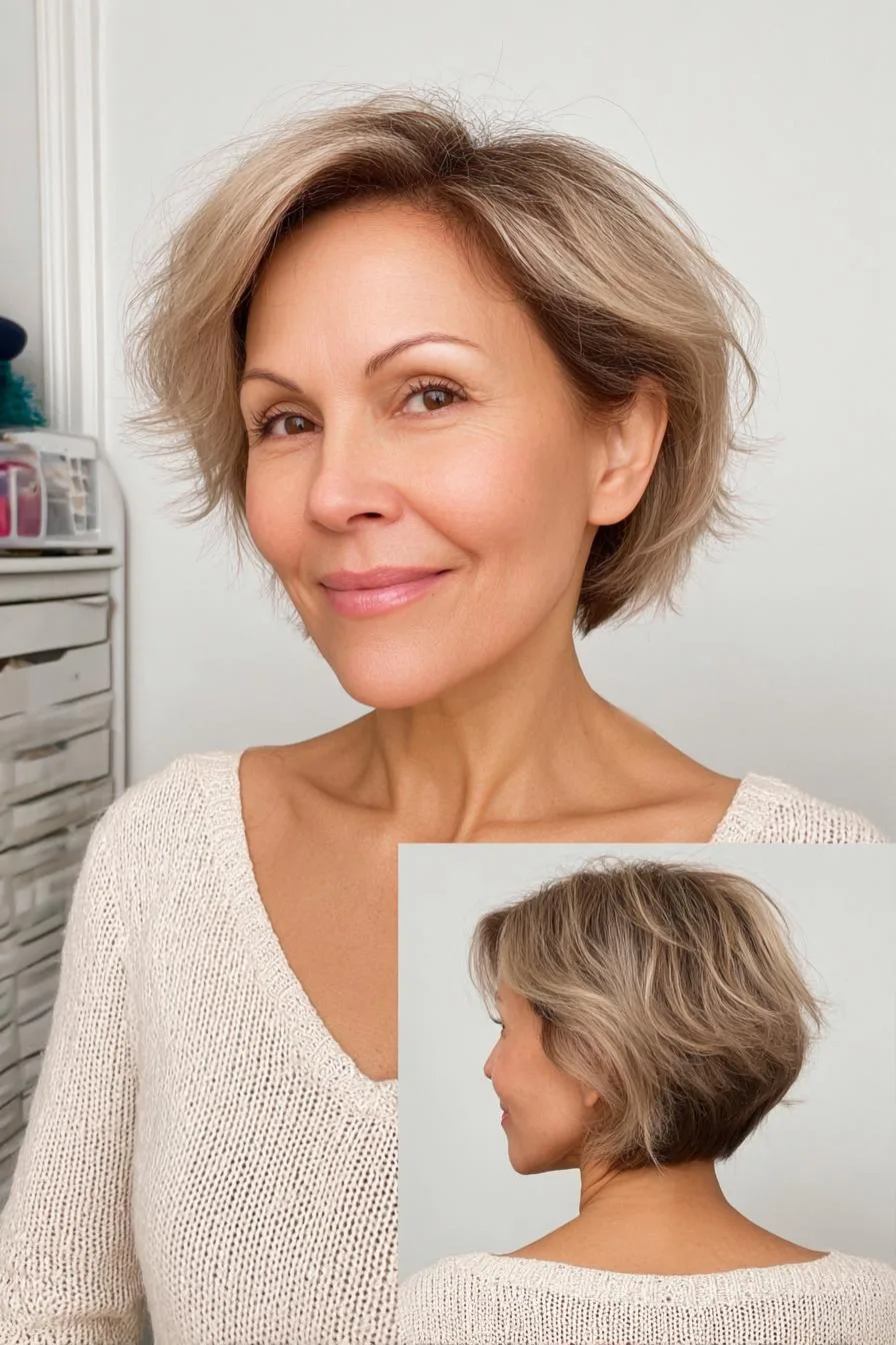 Blonde Bob Framing Beauty