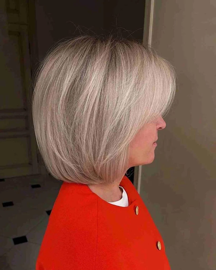 Bob with Blended Layers for Old Ladies