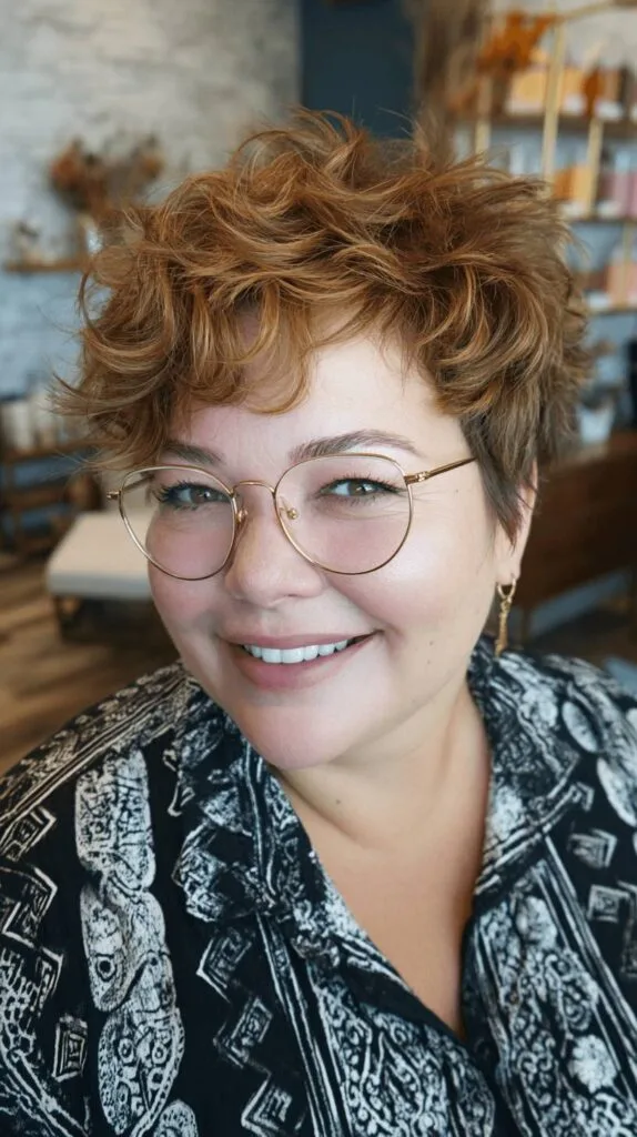 Charming Curly Short Cut with Soft Volume