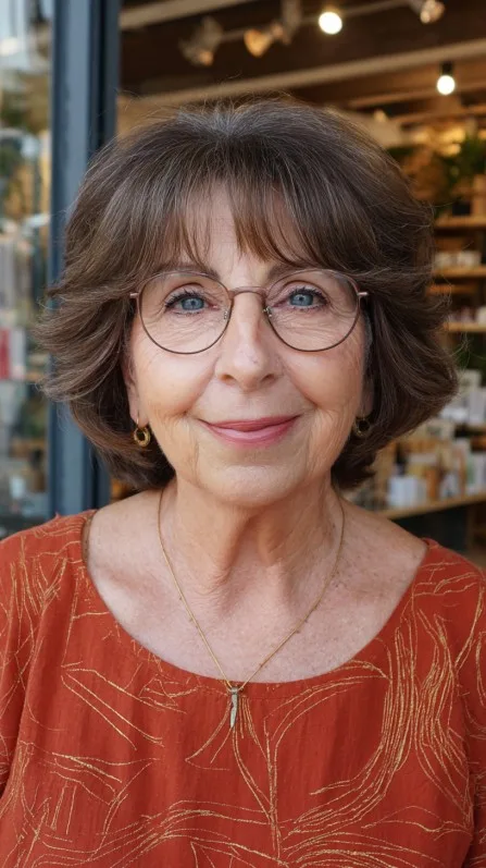 Charming Soft Layered Bob with Subtle Volume