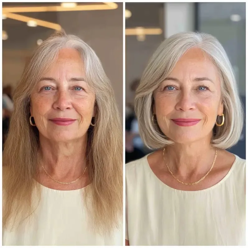 Chic Blunt Bob with Soft Layers