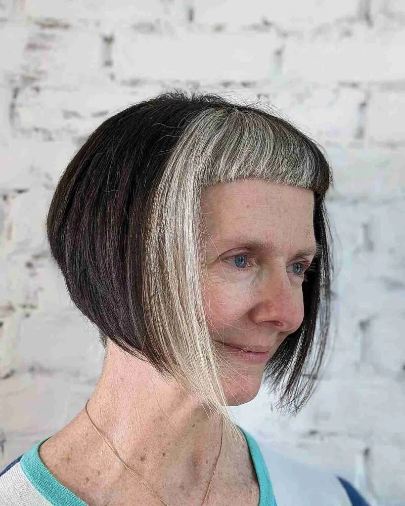 Chic Bob with Micro Blunt Bangs for Different Ages