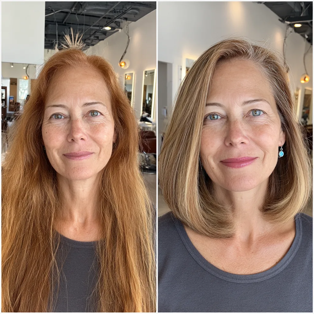 Chic Bronde Bob with Subtle Layers