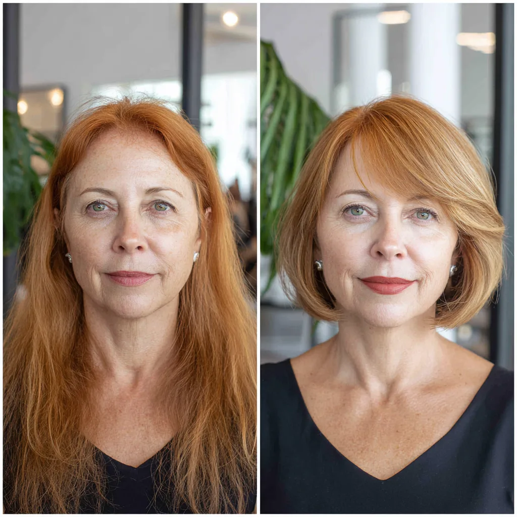 Chic Bronde Bob with Subtle Volume and Textured Layers