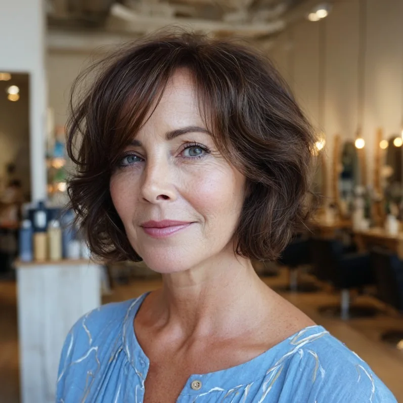 Chic Layered Airy Bob with Soft Movement