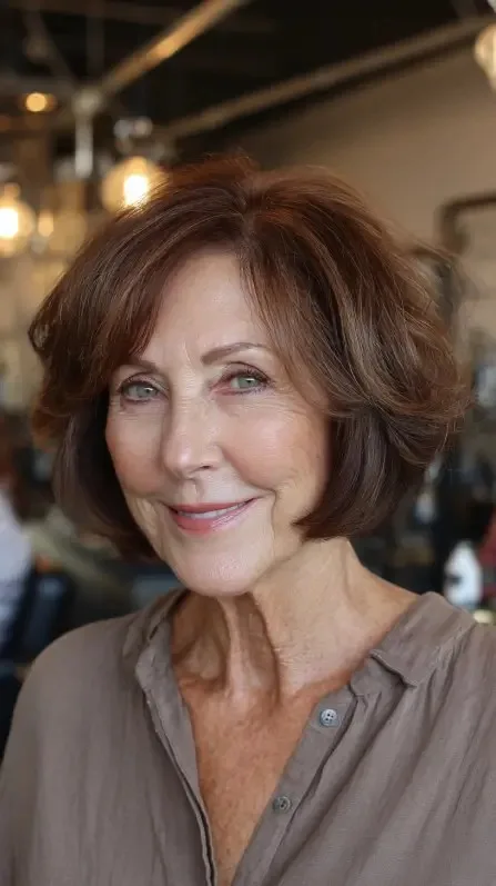 Chic Layered Bob with Soft Volume