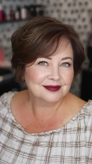 Chic Layered Short Bob with Soft Waves
