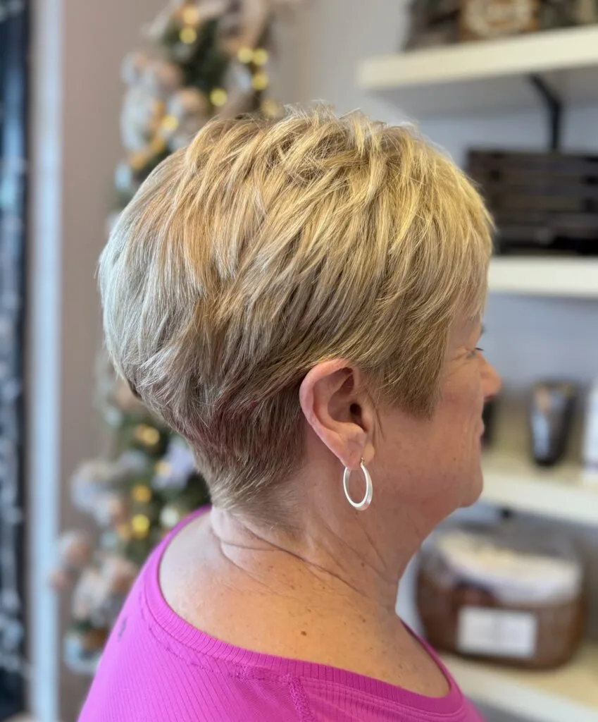 Chic Short Layered Pixie with Soft Texture