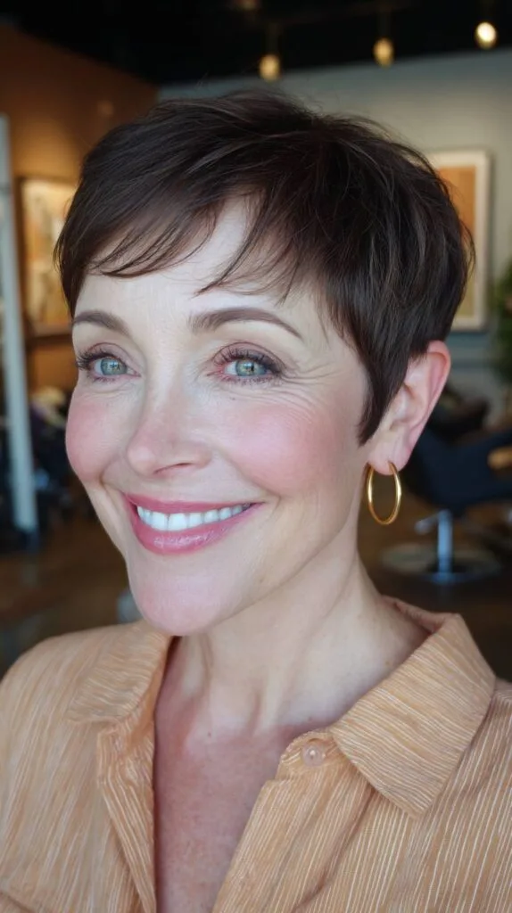 Chic Short Pixie with Textured Layers