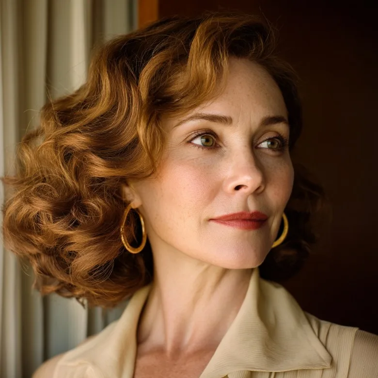 Chic Soft Curls for Women Over 50