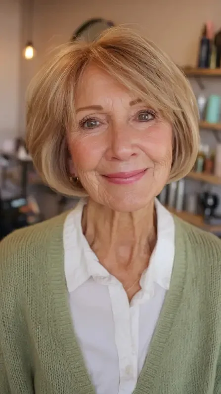 Chic Soft Layered Bob with Subtle Volume