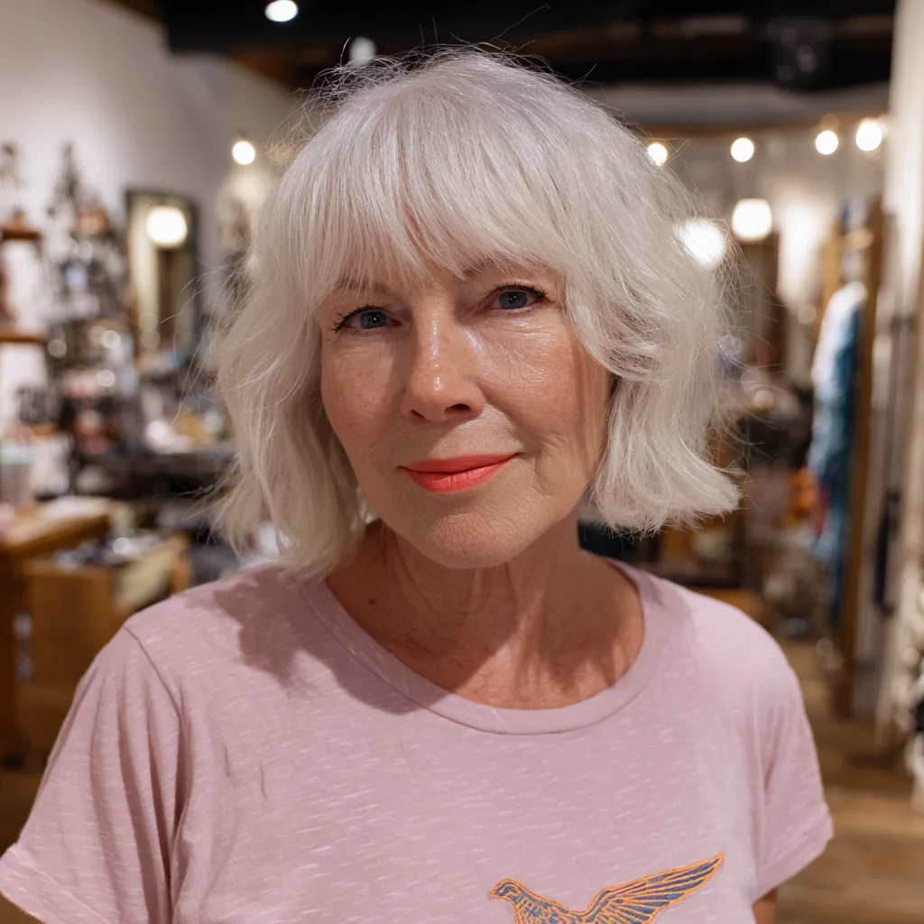 Chic Softly Layered Bob with Subtle Texture