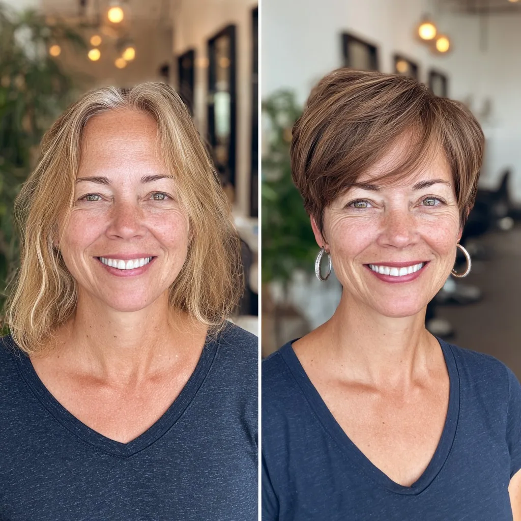 Chic Stacked Pixie Cut with Subtle Layers