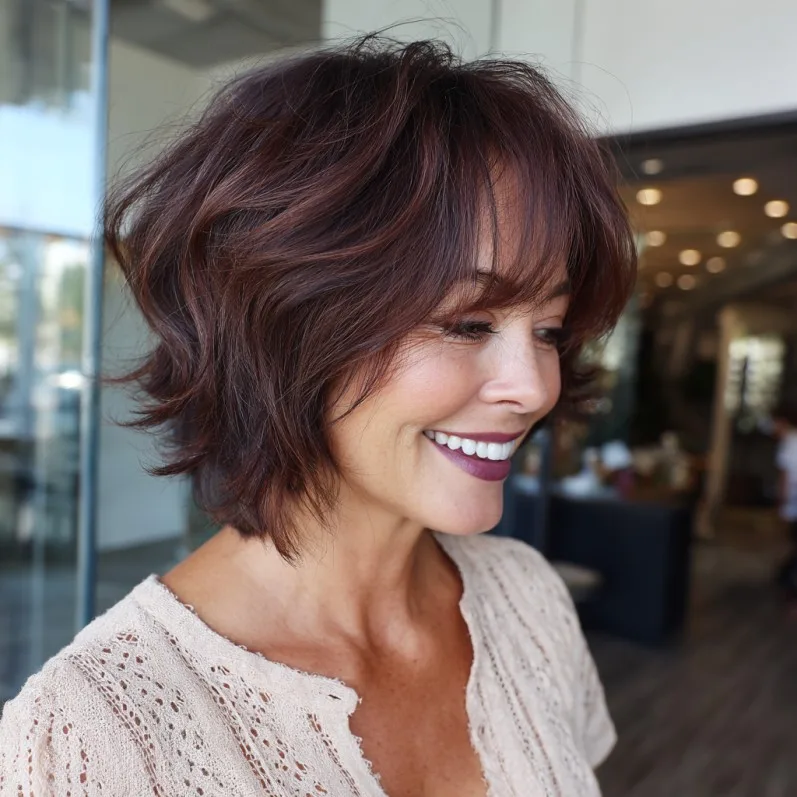 Chic Textured Airy Bob with Subtle Layers