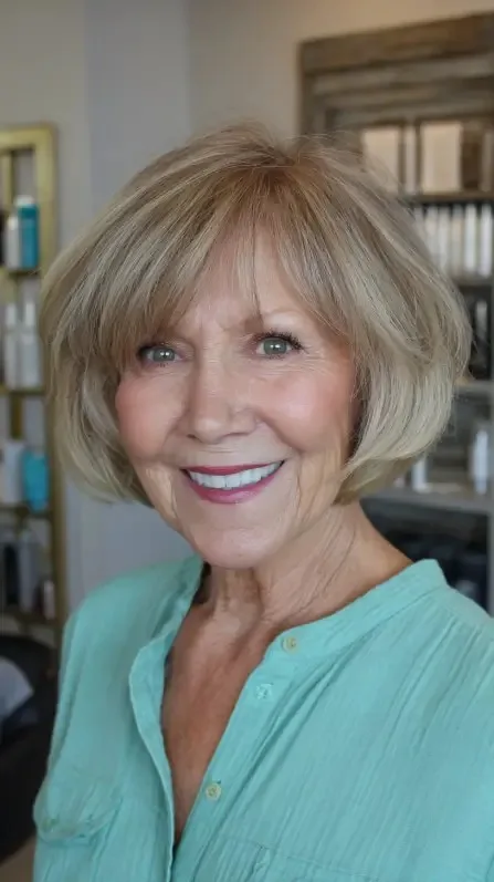 Chic Textured Bob with Soft Volume