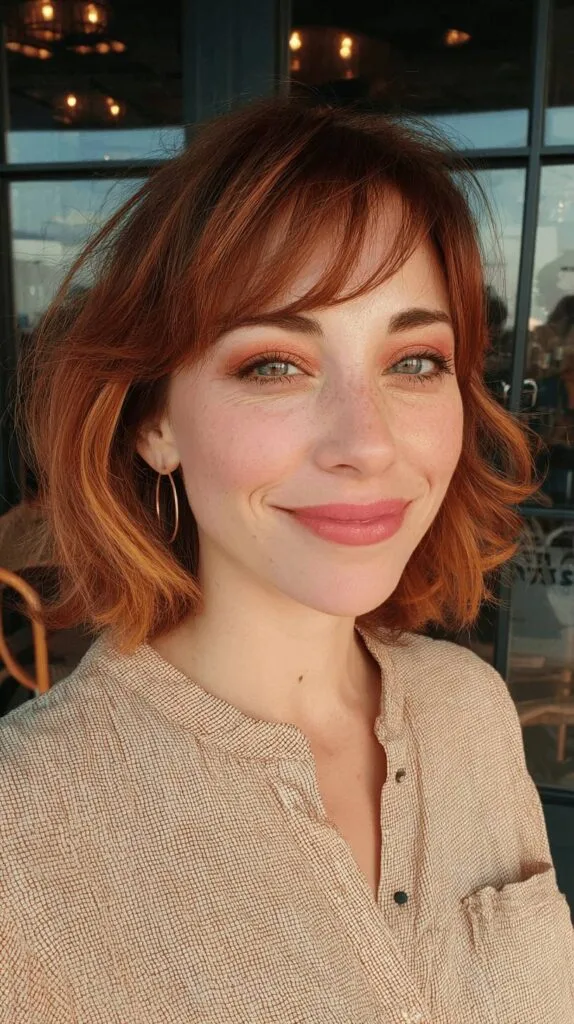 Chic Textured Bob with Soft Waves