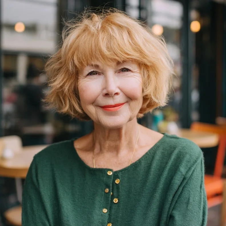 Chic Textured Bob with Subtle Volume