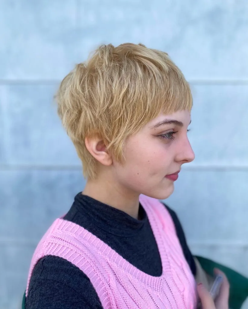 Chic Textured Pixie Cut with Soft Layers