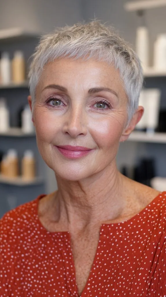 Chic Textured Pixie Cut with Subtle Volume