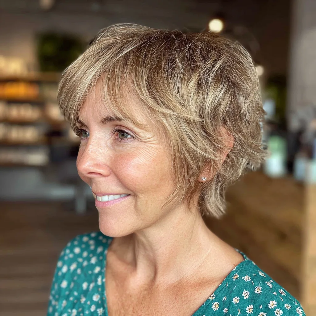 Chic Textured Pixie with Soft Layers