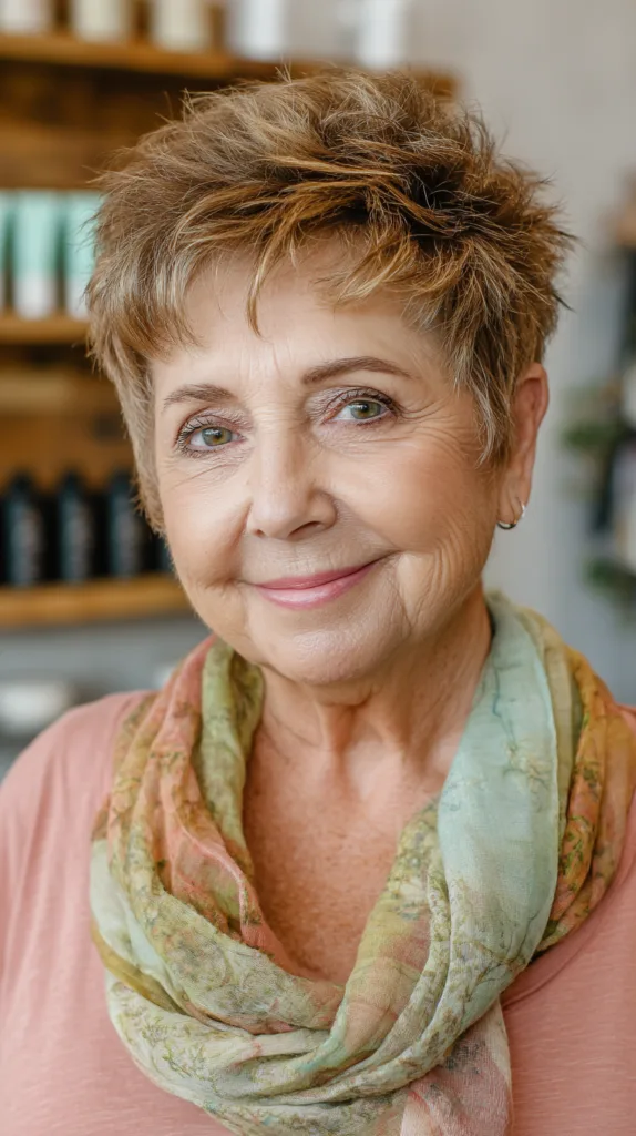 Chic Textured Pixie with Soft Layers
