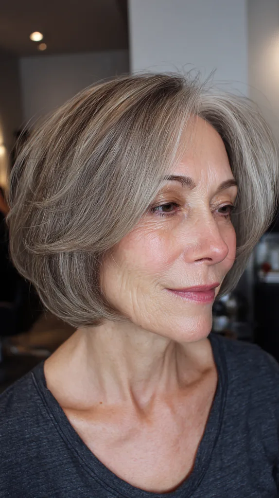 Chic Textured Shaggy Bob with Soft Layers