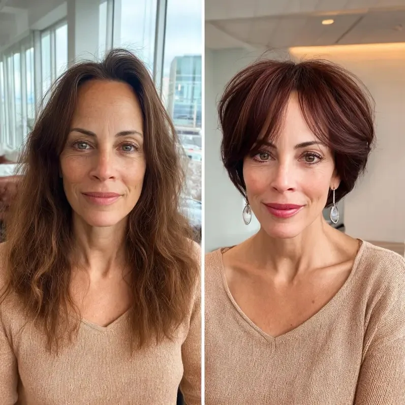Chic Textured Short Bob with Gentle Layers
